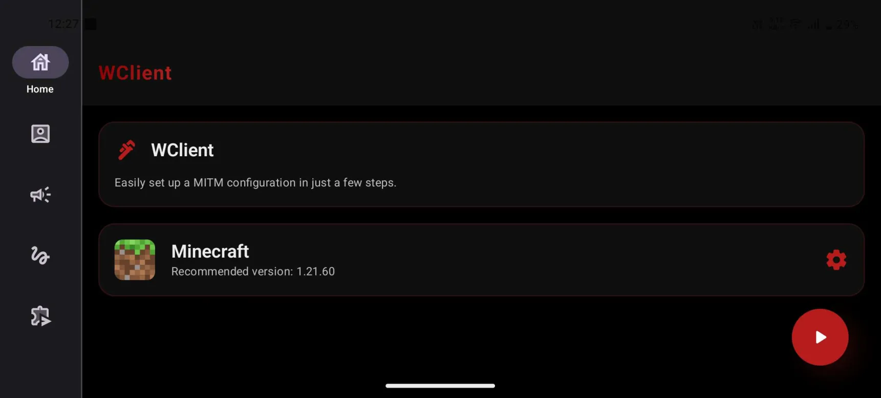WClient Screenshot 2